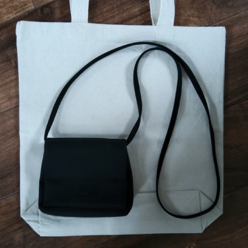 CALVIN KLEIN Black Nylon Crossbody Bag